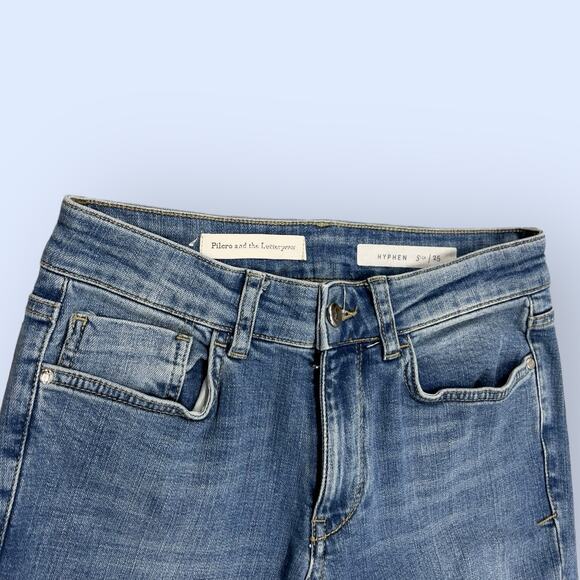 Anthropologie Pilcro And The Letterpress pearl Hyphen Jeans size 25 - Picture 6 of 13